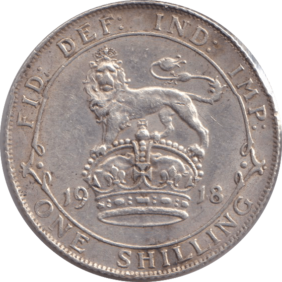 1918 SHILLING ( GVF ) - SHILLING - Cambridgeshire Coins