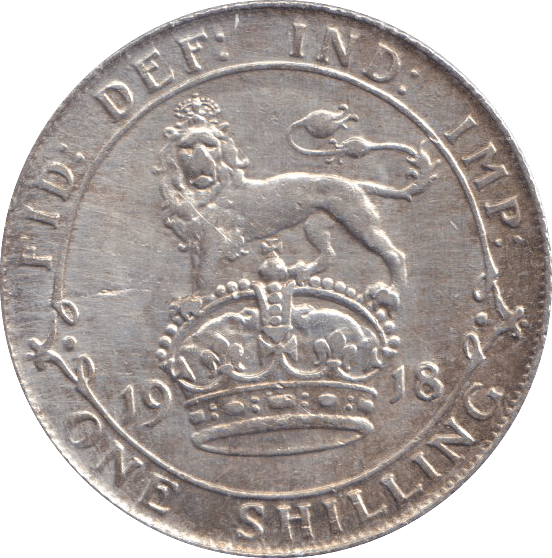 1918 SHILLING ( GVF ) - SHILLING - Cambridgeshire Coins