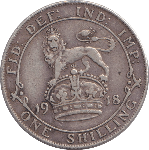 1918 SHILLING ( GVF ) - SHILLING - Cambridgeshire Coins
