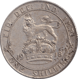 1918 SHILLING ( GVF ) - SHILLING - Cambridgeshire Coins