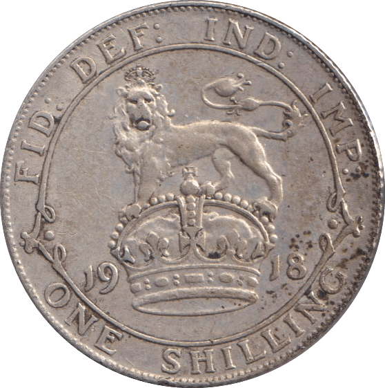 1918 SHILLING ( GVF ) - SHILLING - Cambridgeshire Coins