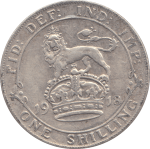1918 SHILLING ( GVF ) - SHILLING - Cambridgeshire Coins