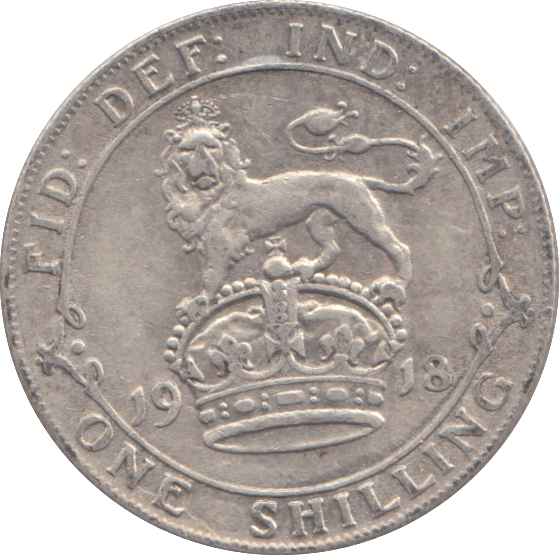 1918 SHILLING ( GVF ) - SHILLING - Cambridgeshire Coins