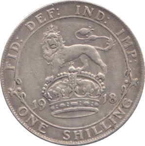 1918 SHILLING ( GVF ) - SHILLING - Cambridgeshire Coins
