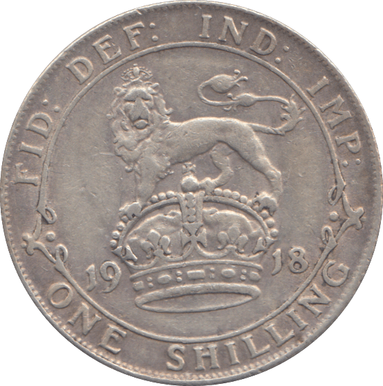 1918 SHILLING ( GVF ) - SHILLING - Cambridgeshire Coins