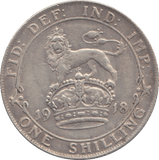 1918 SHILLING ( GVF ) - SHILLING - Cambridgeshire Coins