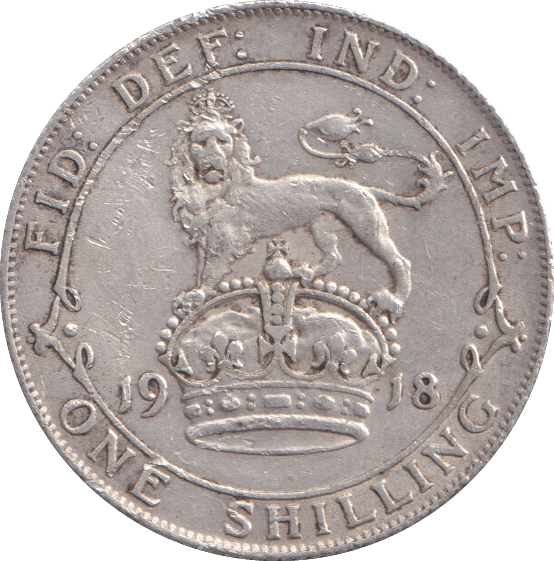 1918 SHILLING ( GVF ) - SHILLING - Cambridgeshire Coins