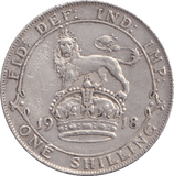 1918 SHILLING ( GVF ) - SHILLING - Cambridgeshire Coins