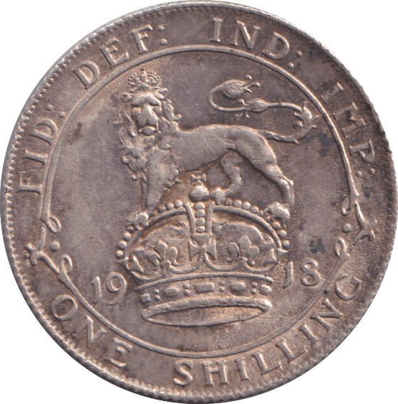 1918 SHILLING ( GVF ) - SHILLING - Cambridgeshire Coins