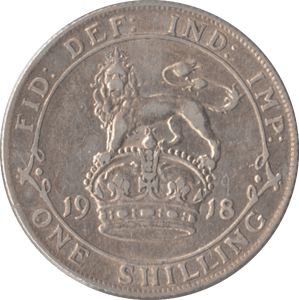 1918 SHILLING ( VF ) - Shilling - Cambridgeshire Coins