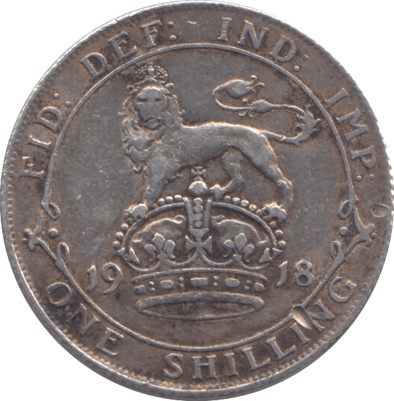 1918 SHILLING ( VF ) - SHILLING - Cambridgeshire Coins
