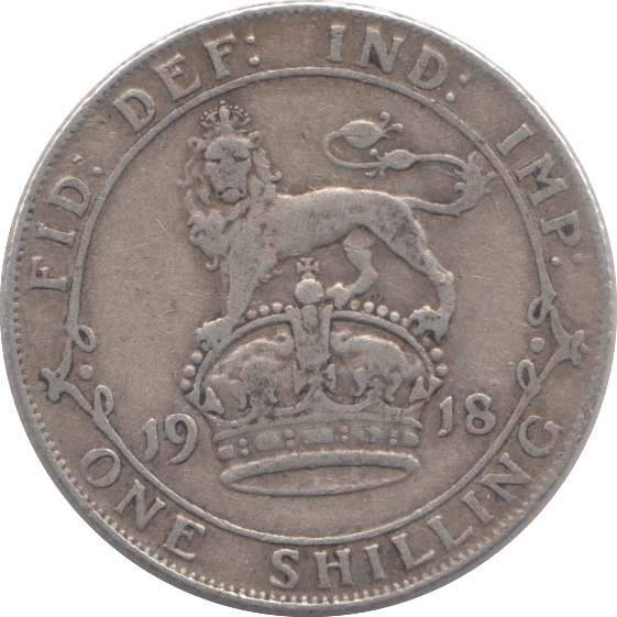 1918 SHILLING ( VF ) - Shilling - Cambridgeshire Coins