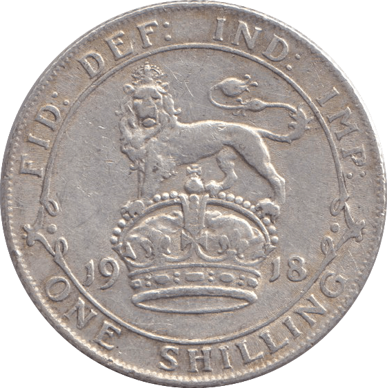 1918 SHILLING ( VF ) - SHILLING - Cambridgeshire Coins