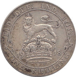 1918 SHILLING ( VF ) - SHILLING - Cambridgeshire Coins