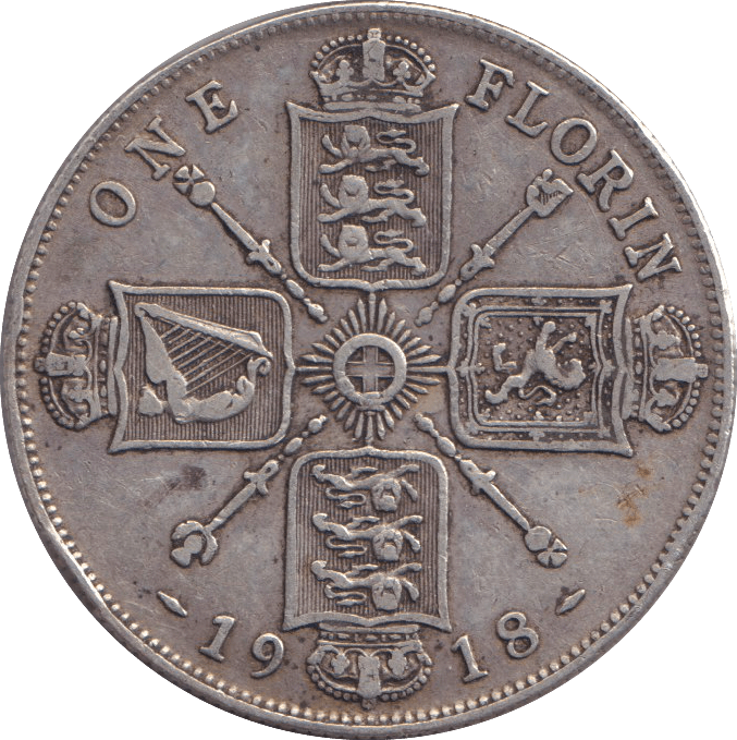 1918 SHILLING ( VF ) - SHILLING - Cambridgeshire Coins