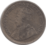 1918 SILVER 10 CENTS CANADA - SILVER WORLD COINS - Cambridgeshire Coins