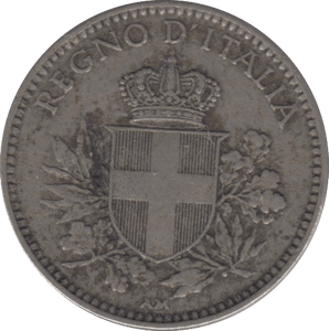 1918 SILVER 20 CENTESIMI ITALY - SILVER WORLD COINS - Cambridgeshire Coins