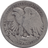 1918 SILVER HALF DOLLAR USA - SILVER WORLD COINS - Cambridgeshire Coins