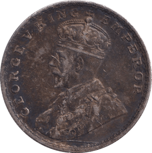 1918 SILVER ONE RUPEE INDIA - SILVER WORLD COINS - Cambridgeshire Coins