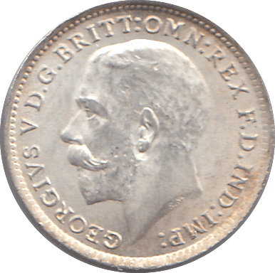 1918 SILVER THREEPENCE ( UNC ) - THREEPENCE - Cambridgeshire Coins