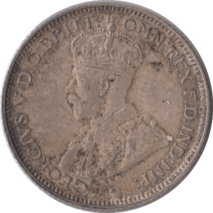1918 SIXPENCE BRITISH WEST AFRICA - SILVER WORLD COINS - Cambridgeshire Coins