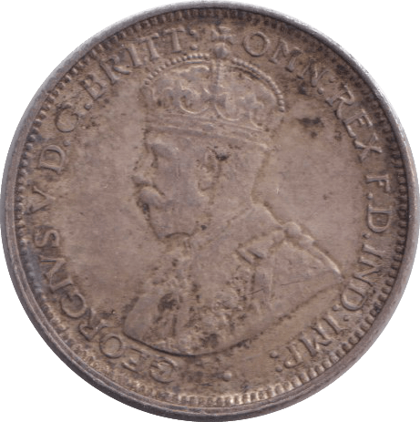 1918 SIXPENCE BRITISH WEST AFRICA - WORLD COINS - Cambridgeshire Coins