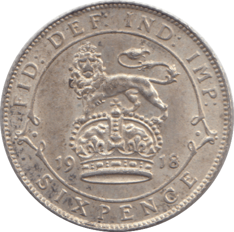1918 SIXPENCE ( EF ) - SIXPENCE - Cambridgeshire Coins