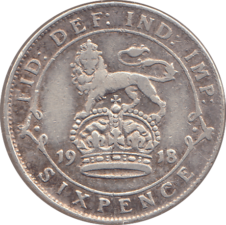 1918 SIXPENCE ( GF ) - SIXPENCE - Cambridgeshire Coins