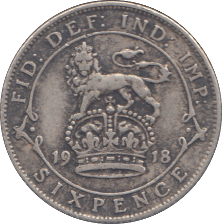 1918 SIXPENCE ( GF ) - SIXPENCE - Cambridgeshire Coins