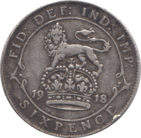 1918 SIXPENCE ( GF ) - Sixpence - Cambridgeshire Coins