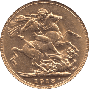 1918 SOVEREIGN ( UNC ) - SOVEREIGN - Cambridgeshire Coins