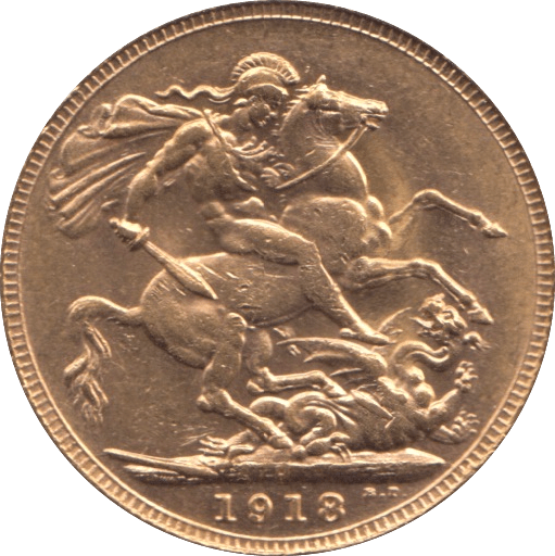 1918 SOVEREIGN ( UNC ) - SOVEREIGN - Cambridgeshire Coins