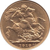 1918 SOVEREIGN ( UNC ) - SOVEREIGN - Cambridgeshire Coins