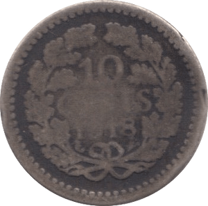 1918 TEN CENTS - WORLD COINS - Cambridgeshire Coins