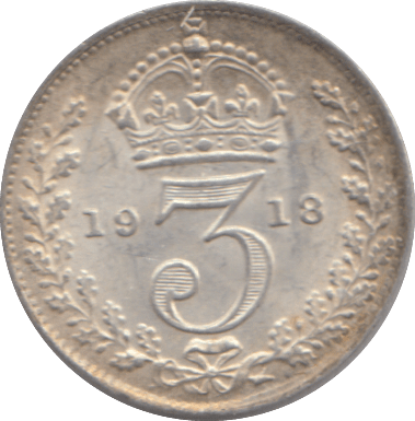 1918 THREEPENCE ( AUNC ) - THREEPENCE - Cambridgeshire Coins