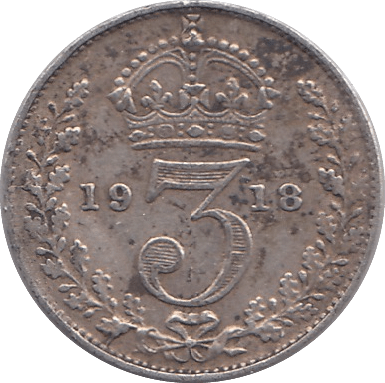 1918 THREEPENCE ( FINE ) - THREEPENCE - Cambridgeshire Coins