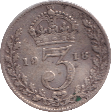 1918 THREEPENCE ( GF ) - THREEPENCE - Cambridgeshire Coins