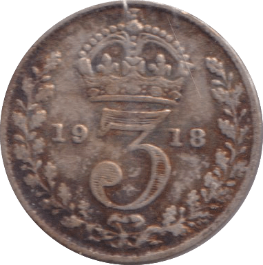 1918 THREEPENCE ( GF ) - THREEPENCE - Cambridgeshire Coins