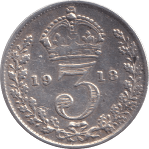 1918 THREEPENCE ( GF ) - THREEPENCE - Cambridgeshire Coins