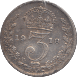 1918 THREEPENCE ( GF ) - THREEPENCE - Cambridgeshire Coins