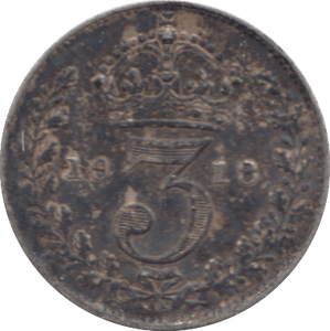 1918 THREEPENCE ( VF ) - THREEPENCE - Cambridgeshire Coins