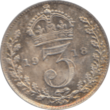 1918 THREEPENCE ( VF ) - THREEPENCE - Cambridgeshire Coins
