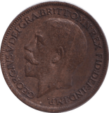 1919 FARTHING ( GVF ) - FARTHING - Cambridgeshire Coins
