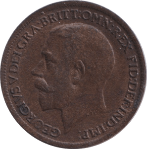 1919 FARTHING ( NF ) - FARTHING - Cambridgeshire Coins