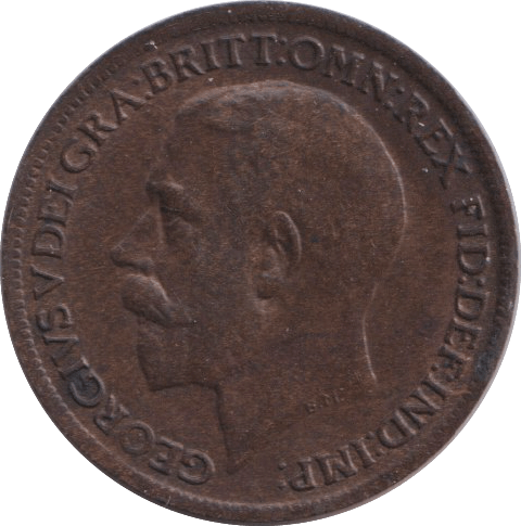1919 FARTHING ( NF ) - FARTHING - Cambridgeshire Coins