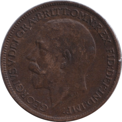 1919 FARTHING ( VF ) - FARTHING - Cambridgeshire Coins