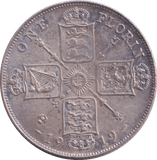 1919 FLORIN ( AUNC ) 4 - FLORIN - Cambridgeshire Coins