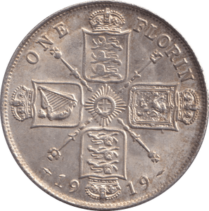 1919 FLORIN ( AUNC ) - FLORIN - Cambridgeshire Coins