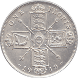 1919 FLORIN ( EF ) - FLORIN - Cambridgeshire Coins