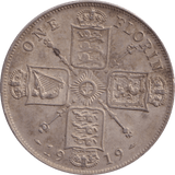 1919 FLORIN ( EF ) - FLORIN - Cambridgeshire Coins